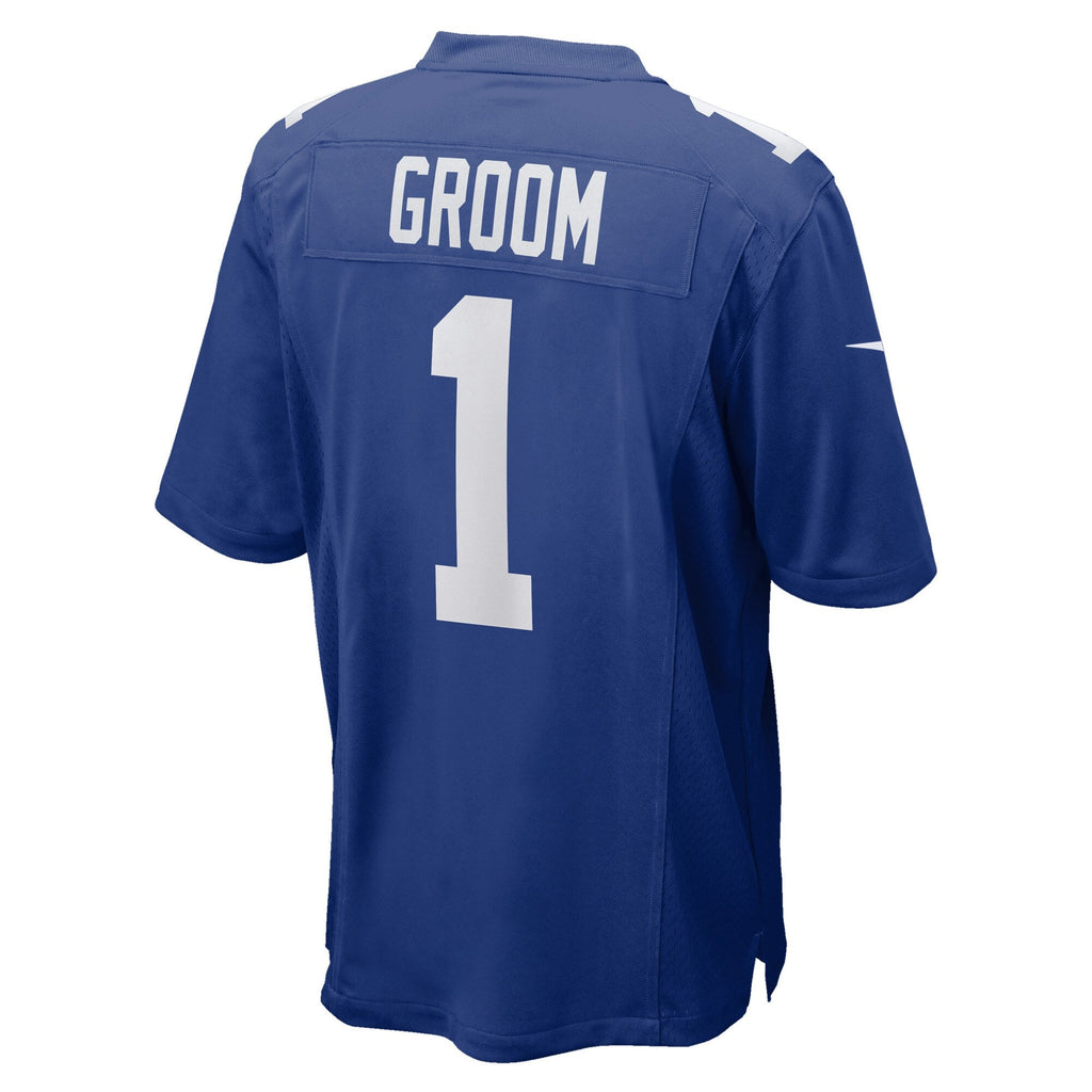 New York Giants Number 1 Groom Royal Game Football Jersey