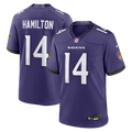 Baltimore Ravens Kyle Hamilton Purple Team Game Football Jersey