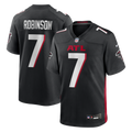 Atlanta Falcons Bijan Robinson Black Game Football Jersey