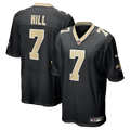 New Orleans Saints Taysom Hill Black Game Football Jersey