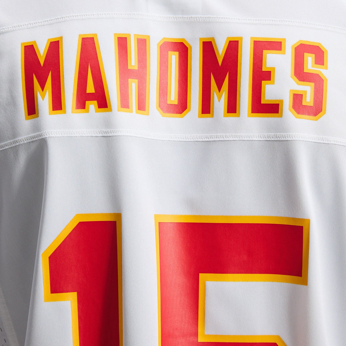 Kansas City Chiefs Patrick Mahomes White Game Football Jersey