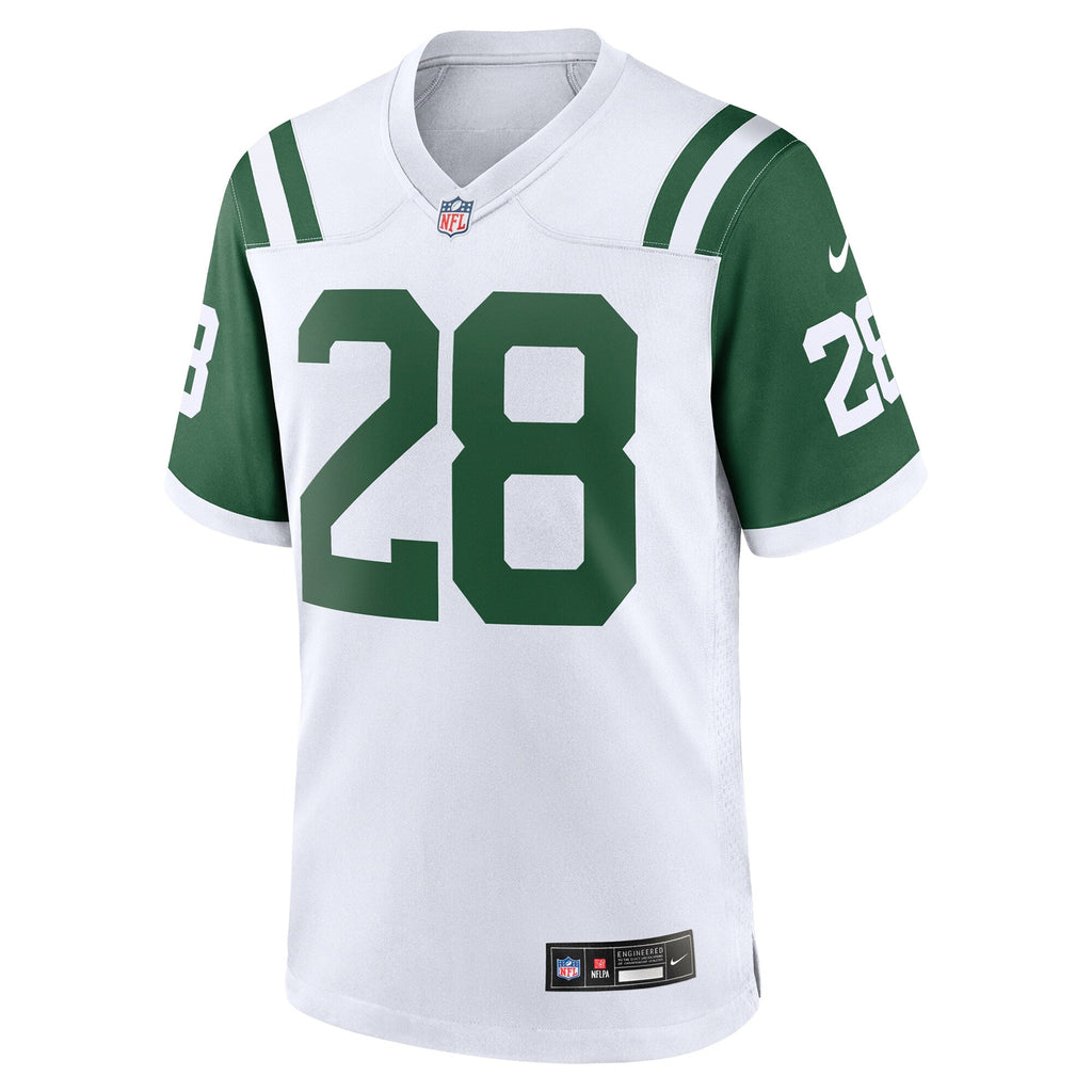 New York Jets Curtis Martin White Retired Player Alternate Game Football Jersey