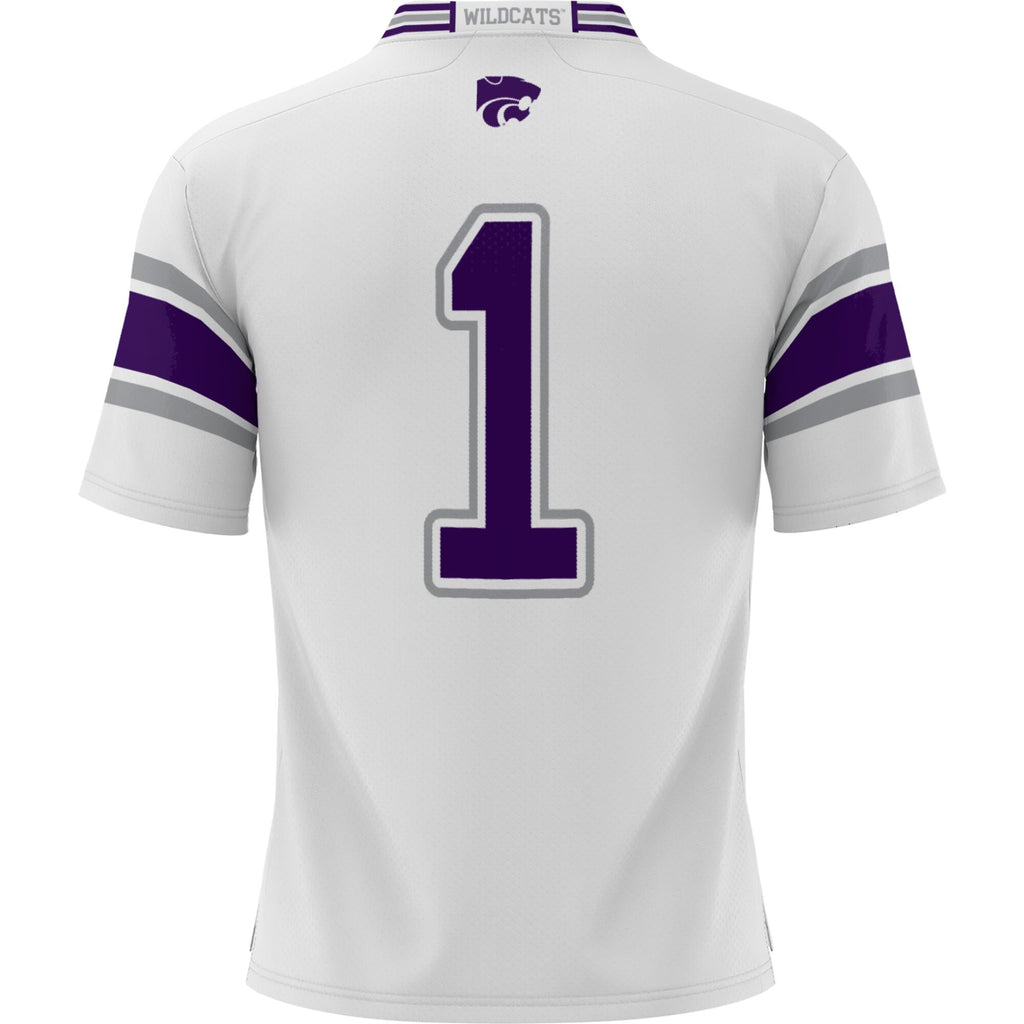 #1 Kansas State Wildcats Football Jersey - White