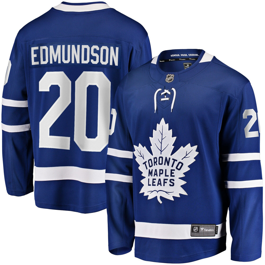 Toronto Maple Leafs Joel Edmundson Blue Home Premier Breakaway Player Hockey Jersey