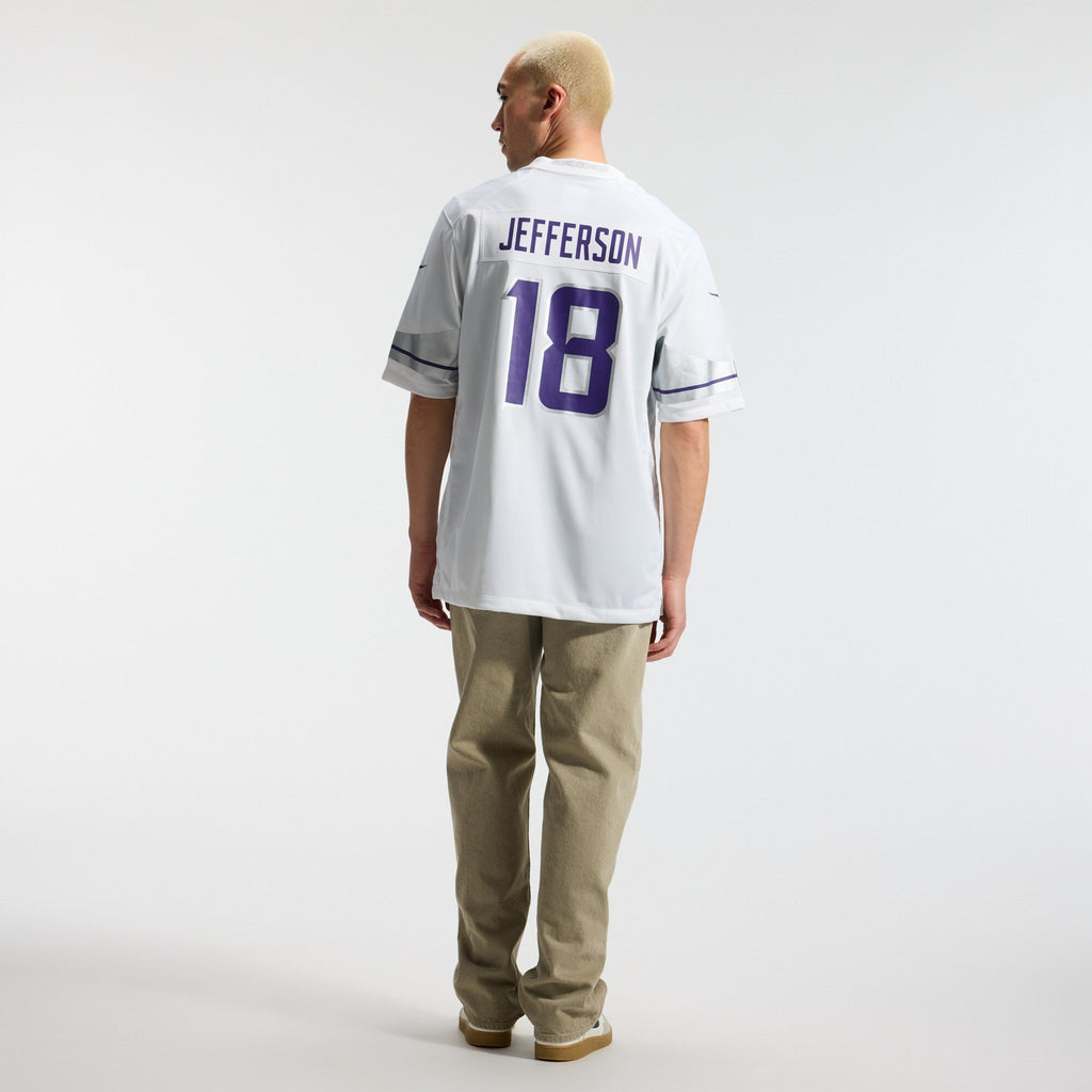 Minnesota Vikings Justin Jefferson White Alternate Game Player Football Jersey