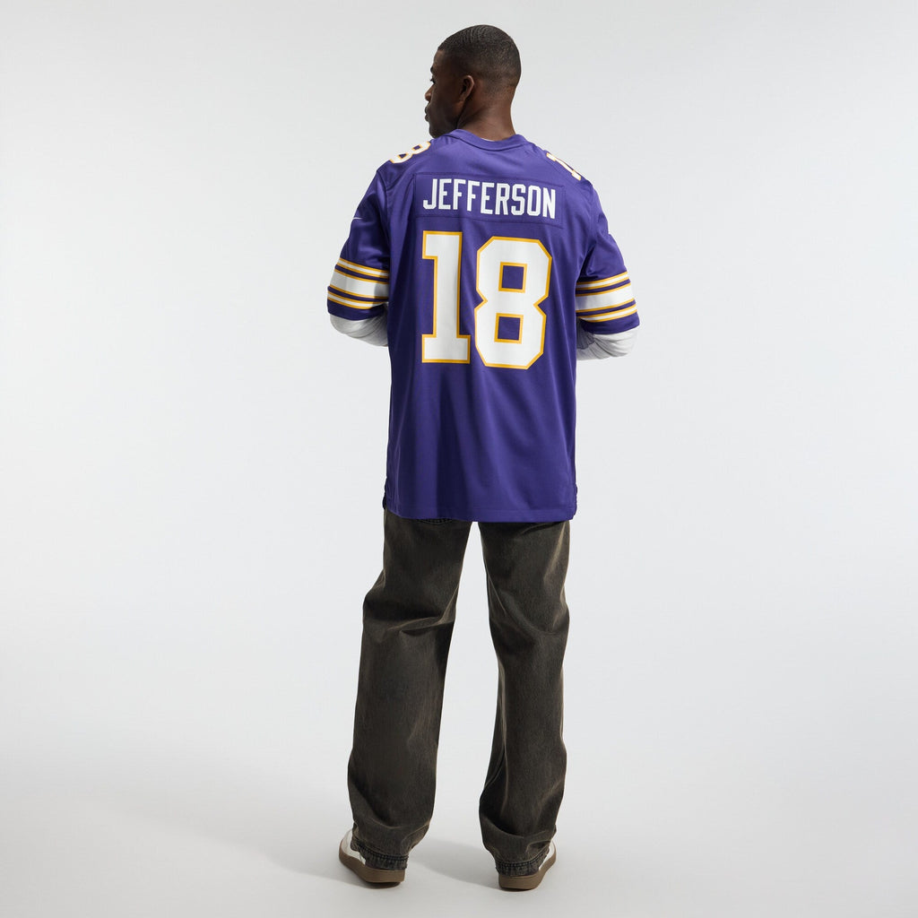 Minnesota Vikings Justin Jefferson Purple Classic Player Game Football Jersey