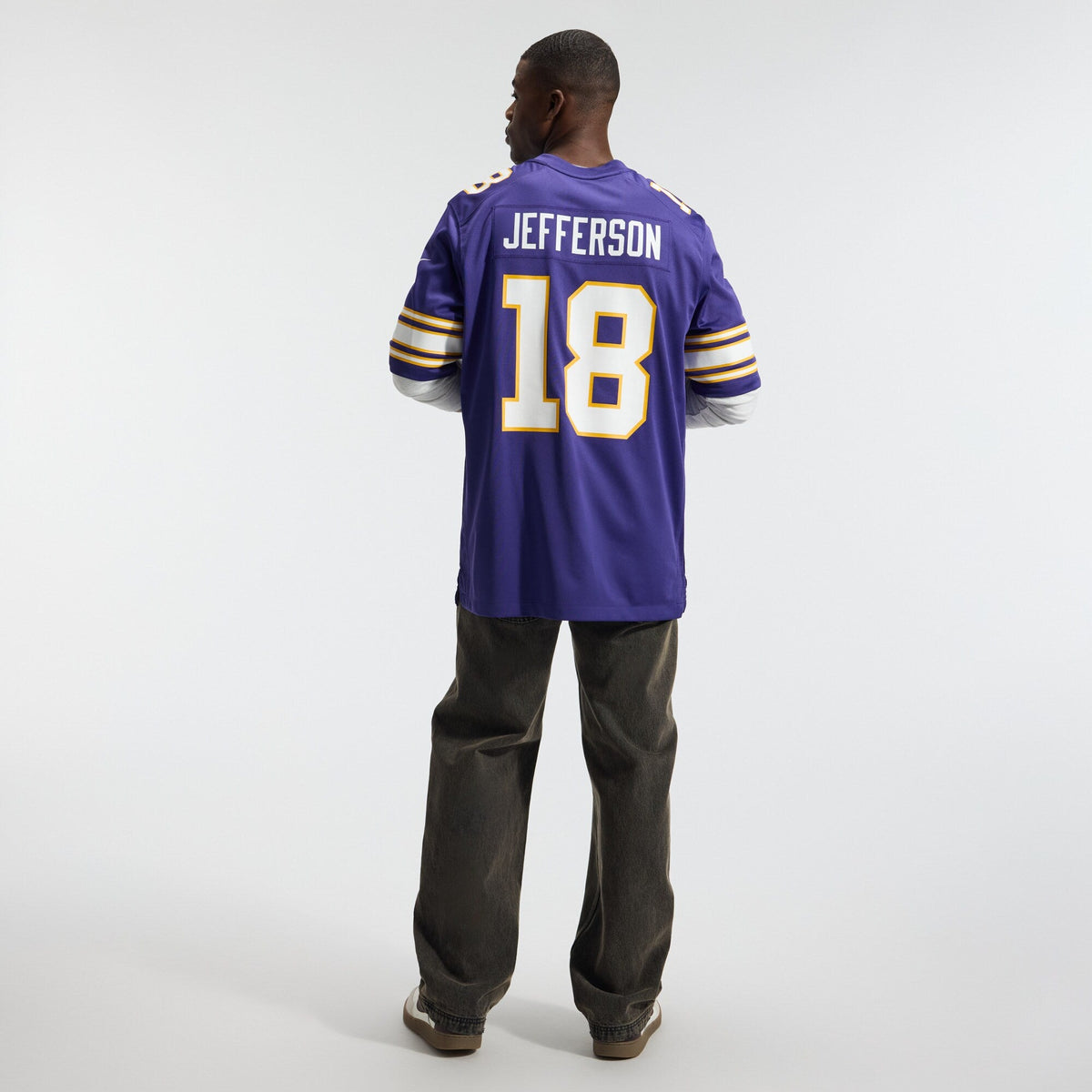 Minnesota Vikings Justin Jefferson Purple Classic Player Game Football Jersey