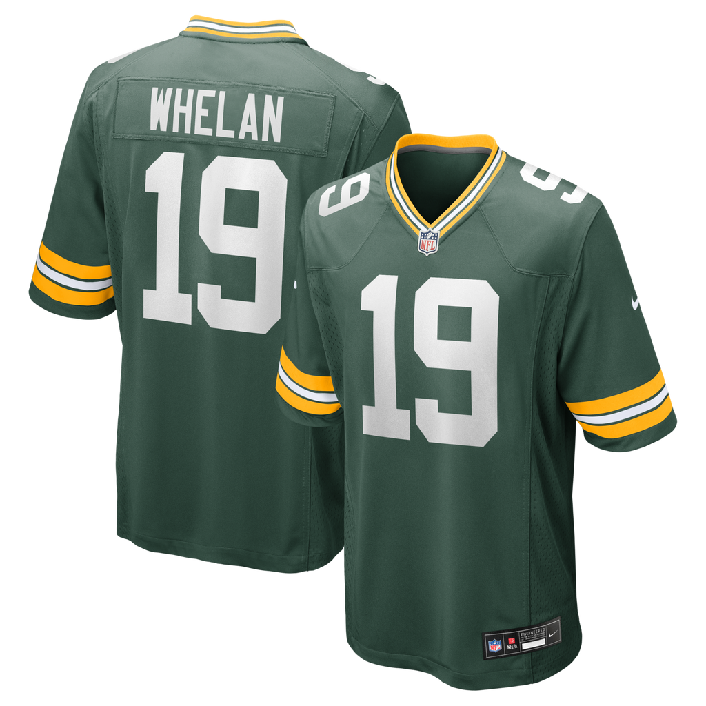 Green Bay Packers Daniel Whelan Green Game Football Jersey