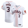 Houston Astros Jeremy Peña White Home Elite Player Baseball Jersey