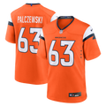 Denver Broncos Alex Palczewski Orange Team Game Football Jersey