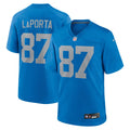 Detroit Lions Sam LaPorta Blue Alternate Game Football Jersey