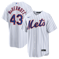 New York Mets Chayce McDermott White Home Replica Baseball Jersey