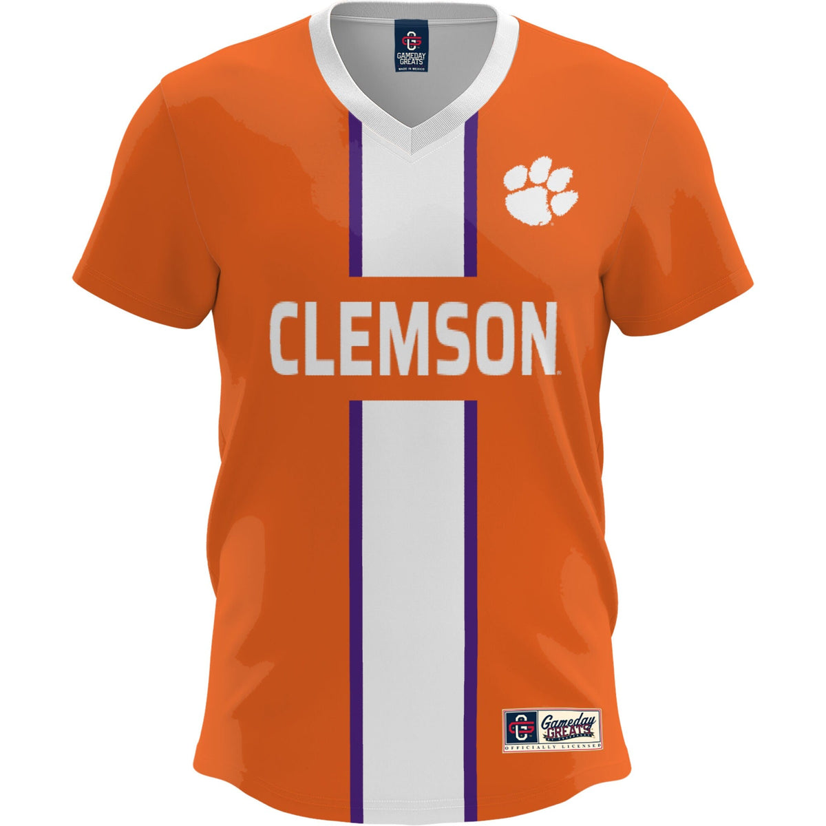 Clemson Tigers Lightweight Soccer Fashion Jersey - Orange