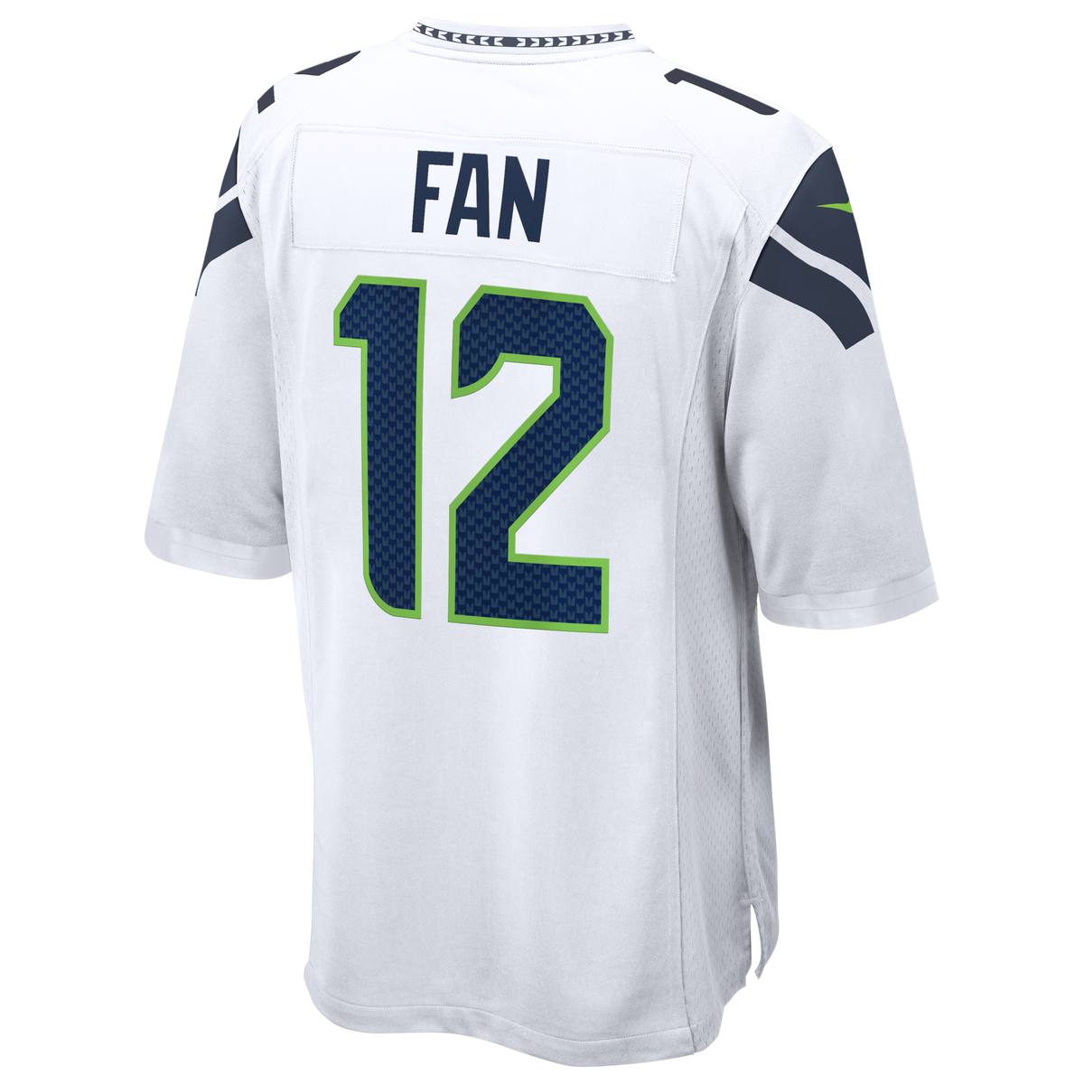 Seattle Seahawks 12s White Game Football Jersey