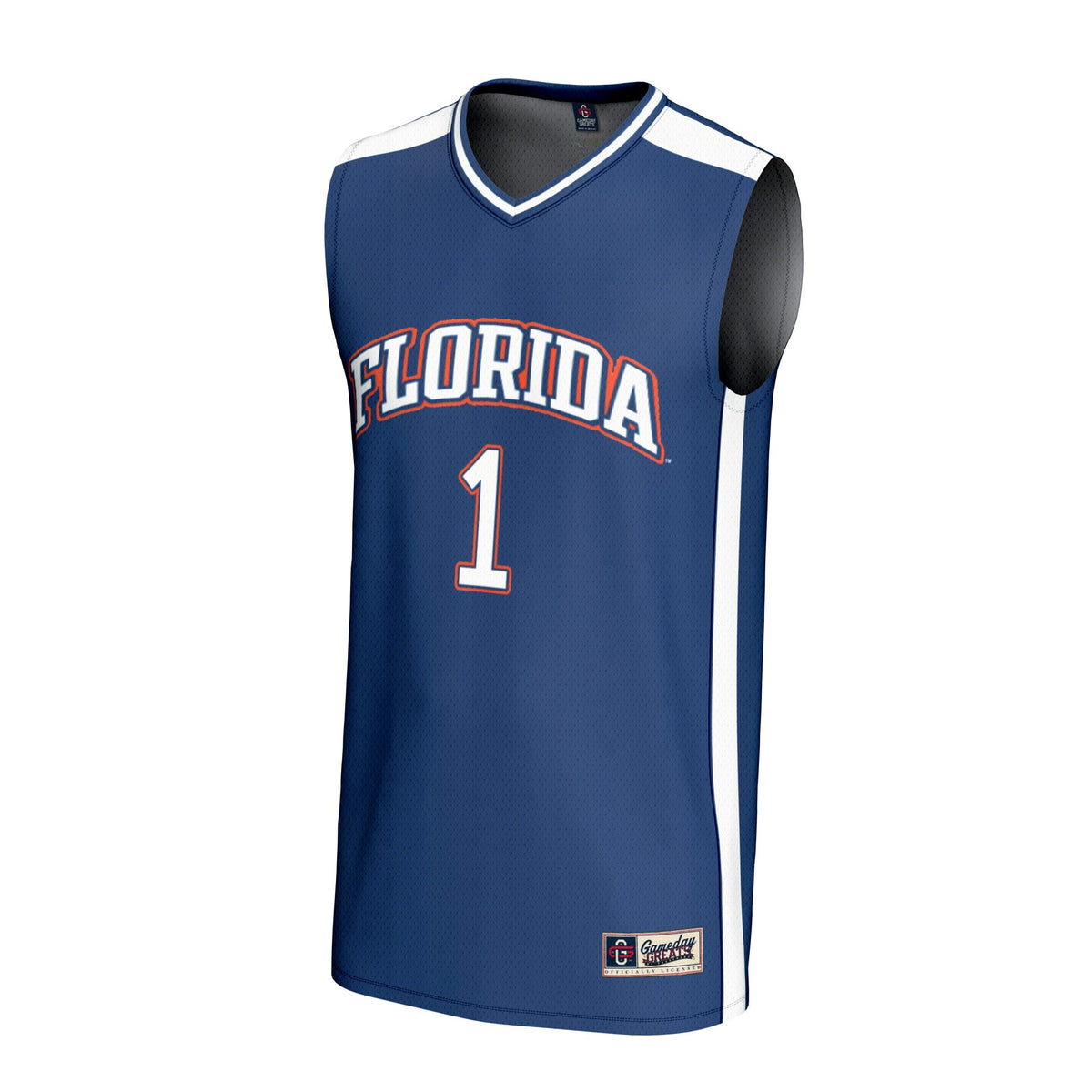 #1 Florida Gators Lightweight Basketball Fashion Jersey - Royal