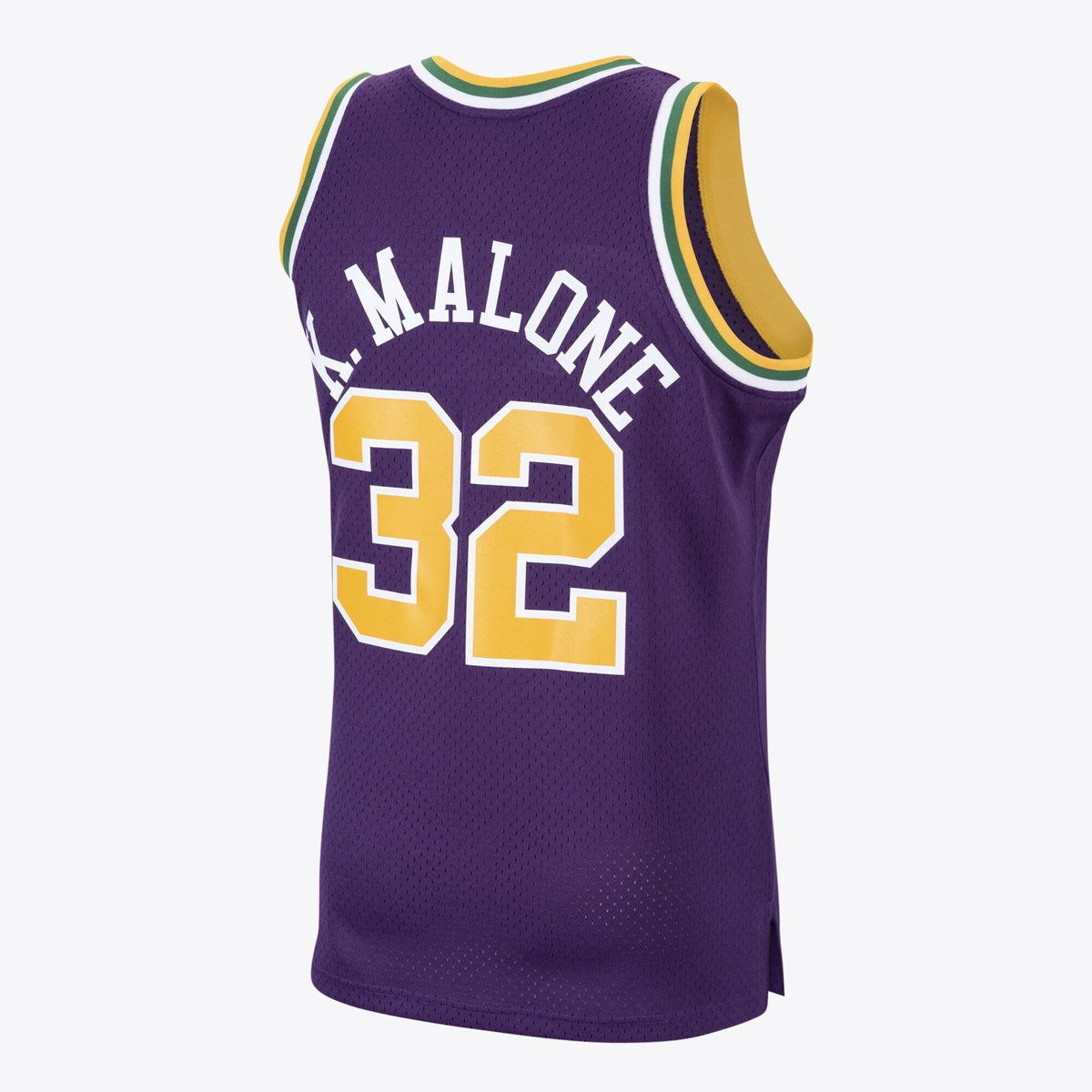 Utah Jazz Karl Malone 1991 Hardwood Classics Road Swingman Jersey by - Purple