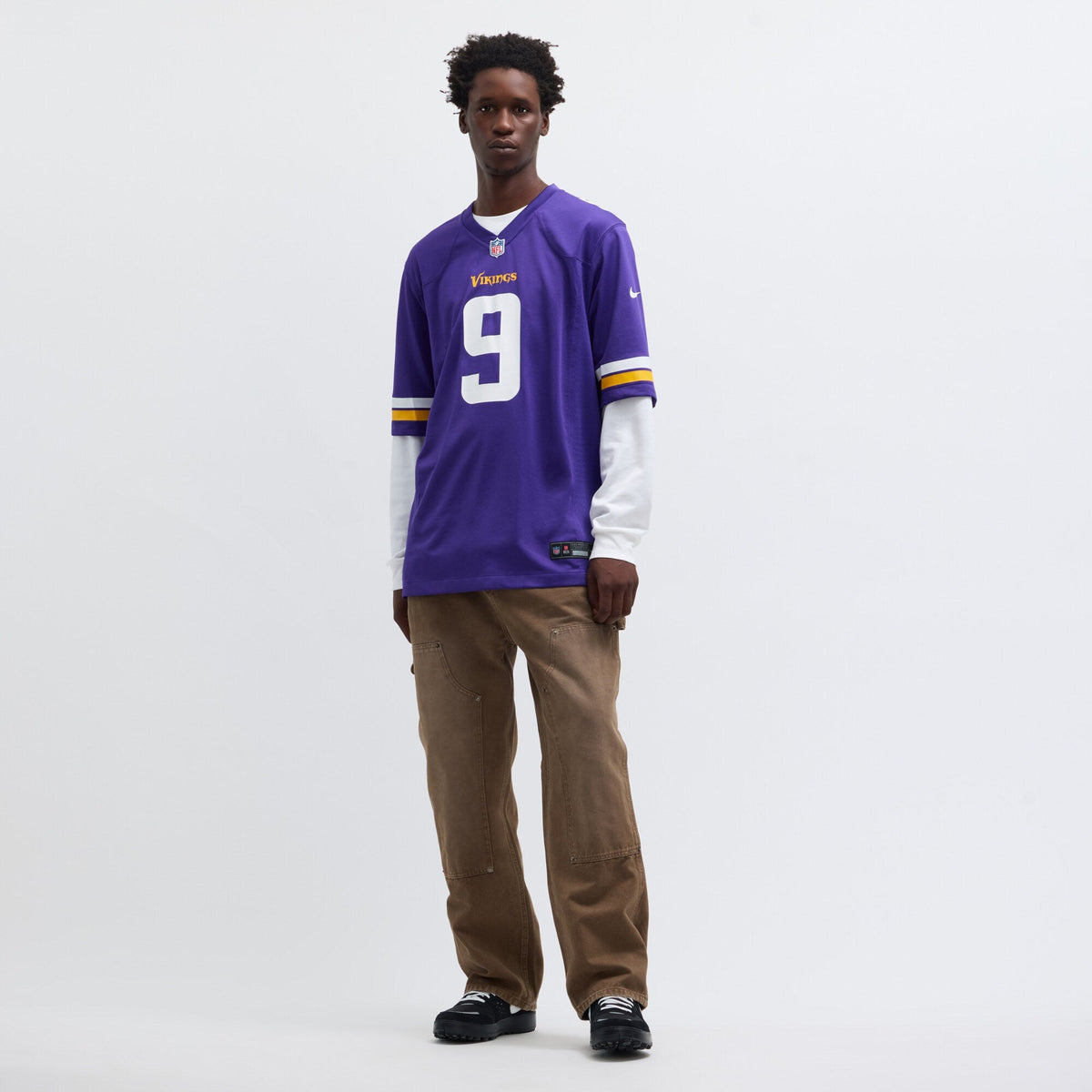 Minnesota Vikings J.J. McCarthy Purple Player Game Football Jersey