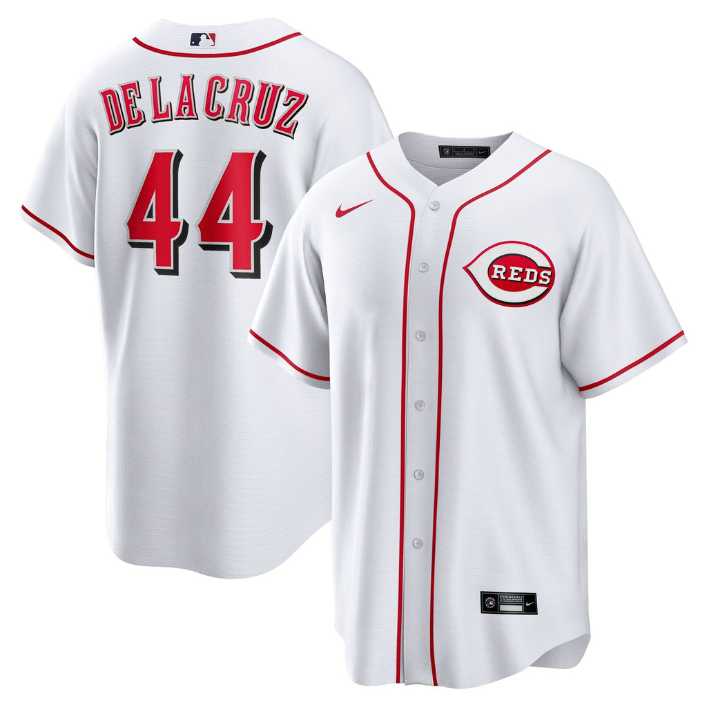 Cincinnati Reds Elly De La Cruz White Home Replica Baseball Jersey