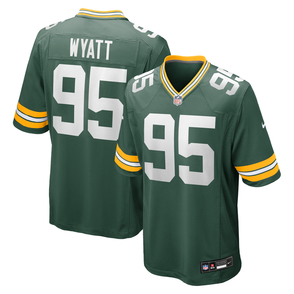 Green Bay Packers Devonte Wyatt Green Player Game Football Jersey