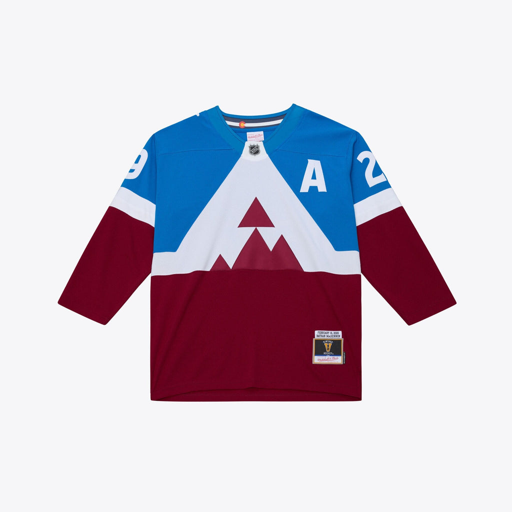 Colorado Avalanche Nathan MacKinnon Blue 2020 Power Play Jersey