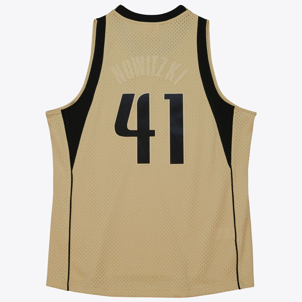 Dallas Mavericks Dirk Nowitzki 2010 Swingman Jersey - Khaki