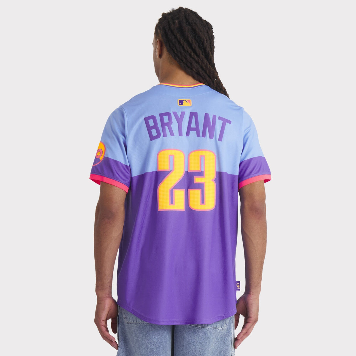 Colorado Rockies Kris Bryant Purple/Light Blue 2025 City Connect Limited Player Baseball Jersey