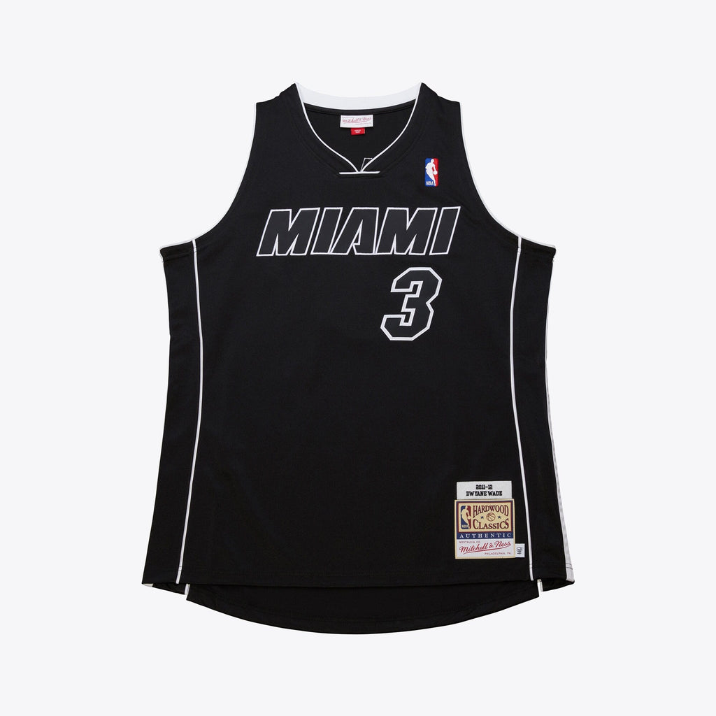 Miami Heat Dwyane Wade 2011 Dark Alternate Jersey - Black