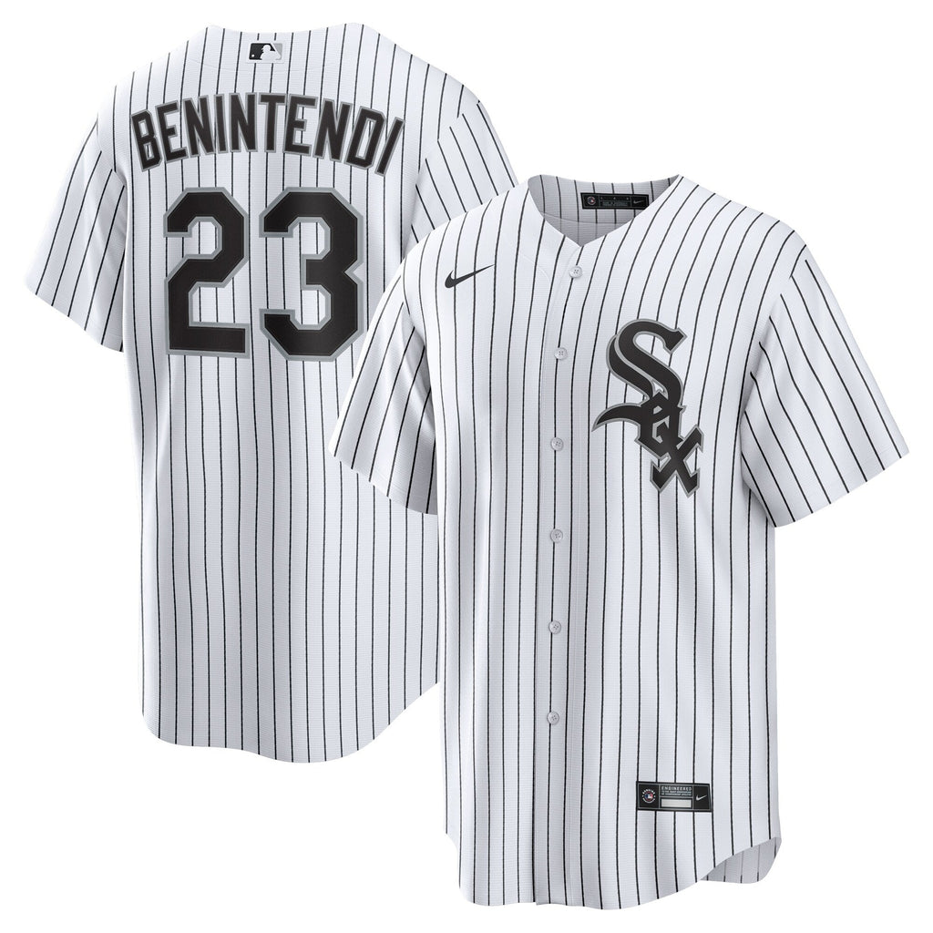 Chicago White Sox Andrew Benintendi White/Black Home Player Baseball Jersey