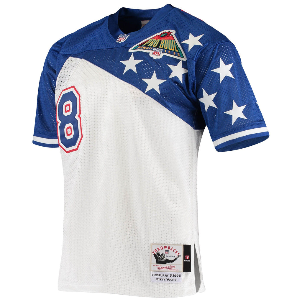 NFC Steve Young White/Blue 1994 Pro Bowl Football Jersey