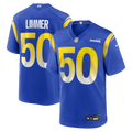 Los Angeles Rams Beaux Limmer Royal Team Game Football Jersey