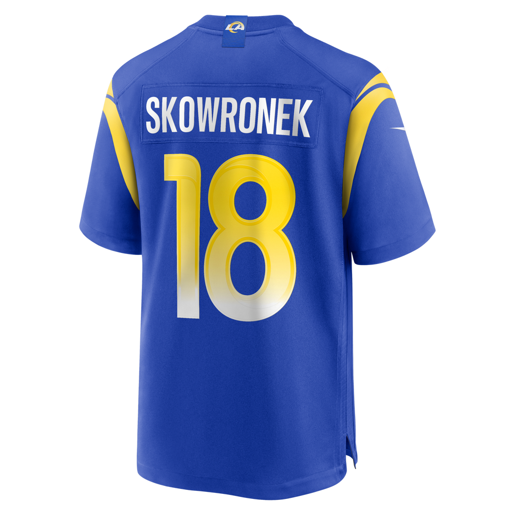 Los Angeles Rams Ben Skowronek Royal Game Football Jersey