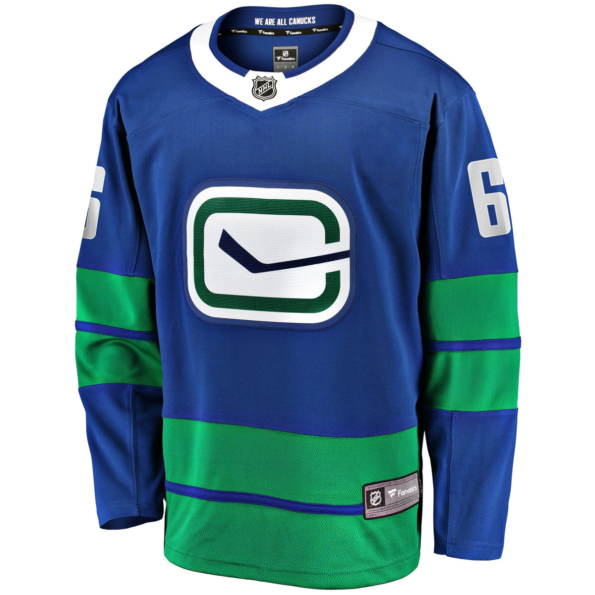 Vancouver Canucks Brock Boeser Blue Breakaway Hockey Jersey