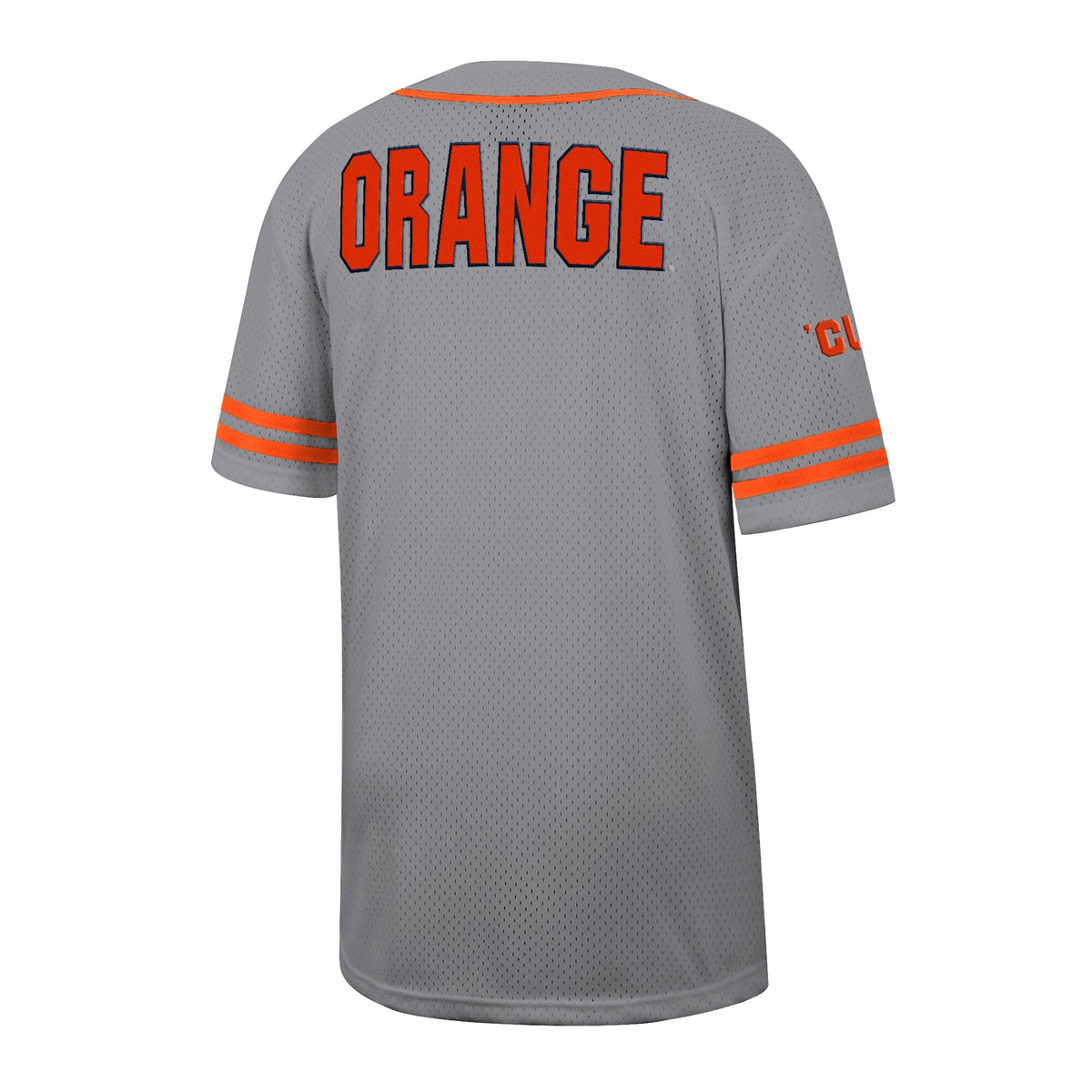 Gray Syracuse Orange Free Spirited Baseball Jersey