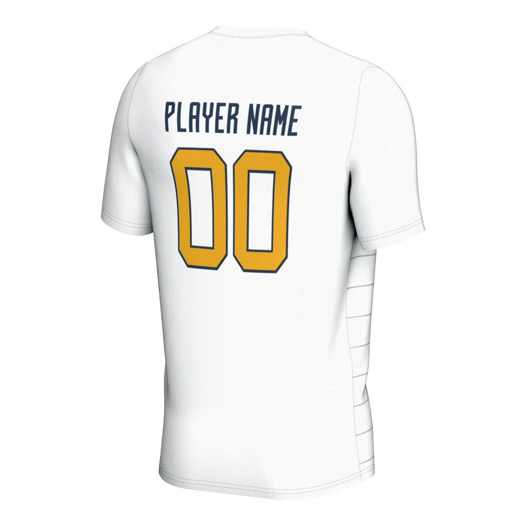 West Virginia Mountaineers Pick-A-Player NIL Lightweight Soccer Jersey - White