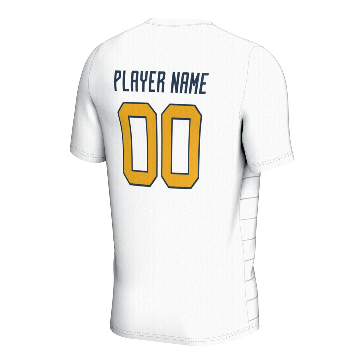 West Virginia Mountaineers Pick-A-Player NIL Lightweight Soccer Jersey - White
