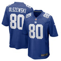 New York Giants Gunner Olszewski Royal Team Game Football Jersey