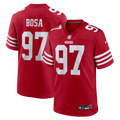 San Francisco 49ers Nick Bosa Scarlet Player Game Football Jersey