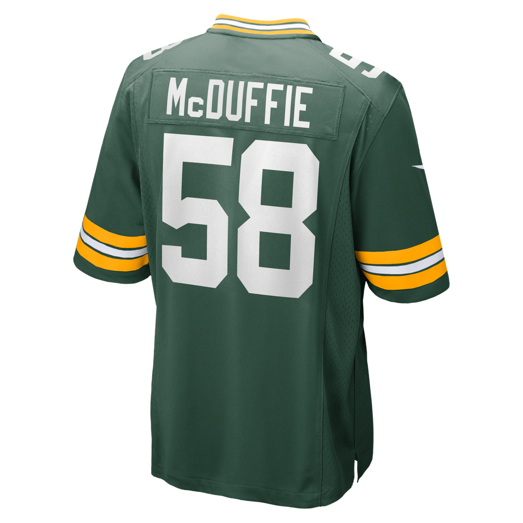 Green Bay Packers Isaiah McDuffie Green Game Football Jersey