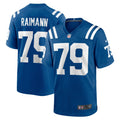 Indianapolis Colts Bernhard Raimann Royal Player Game Football Jersey
