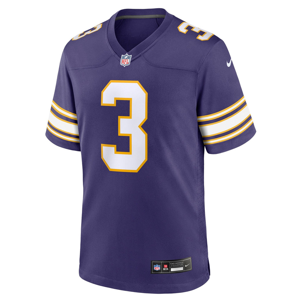 Minnesota Vikings Jordan Addison Purple Alternate Game Football Jersey