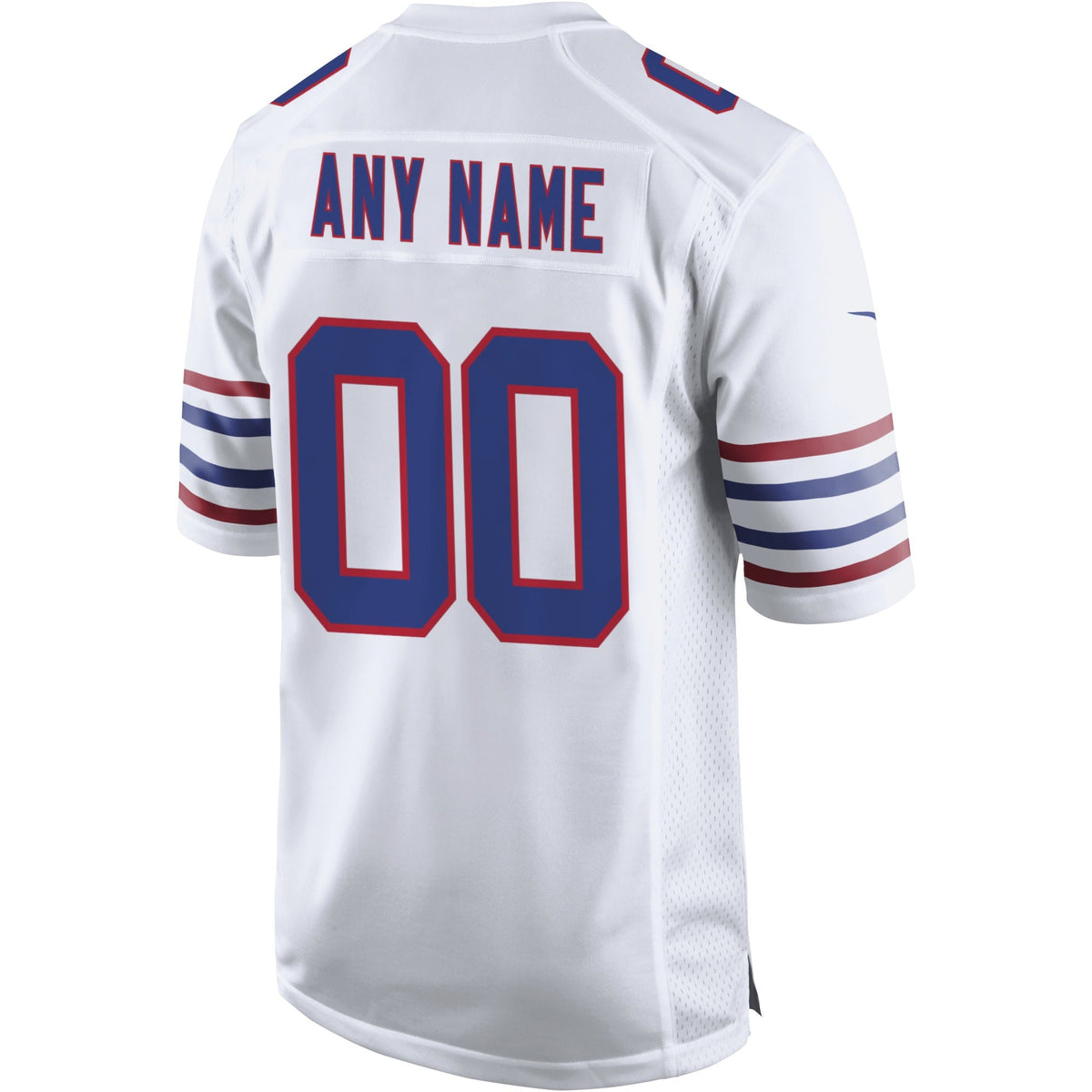 Buffalo Bills White Alternate Custom Game Football Jersey