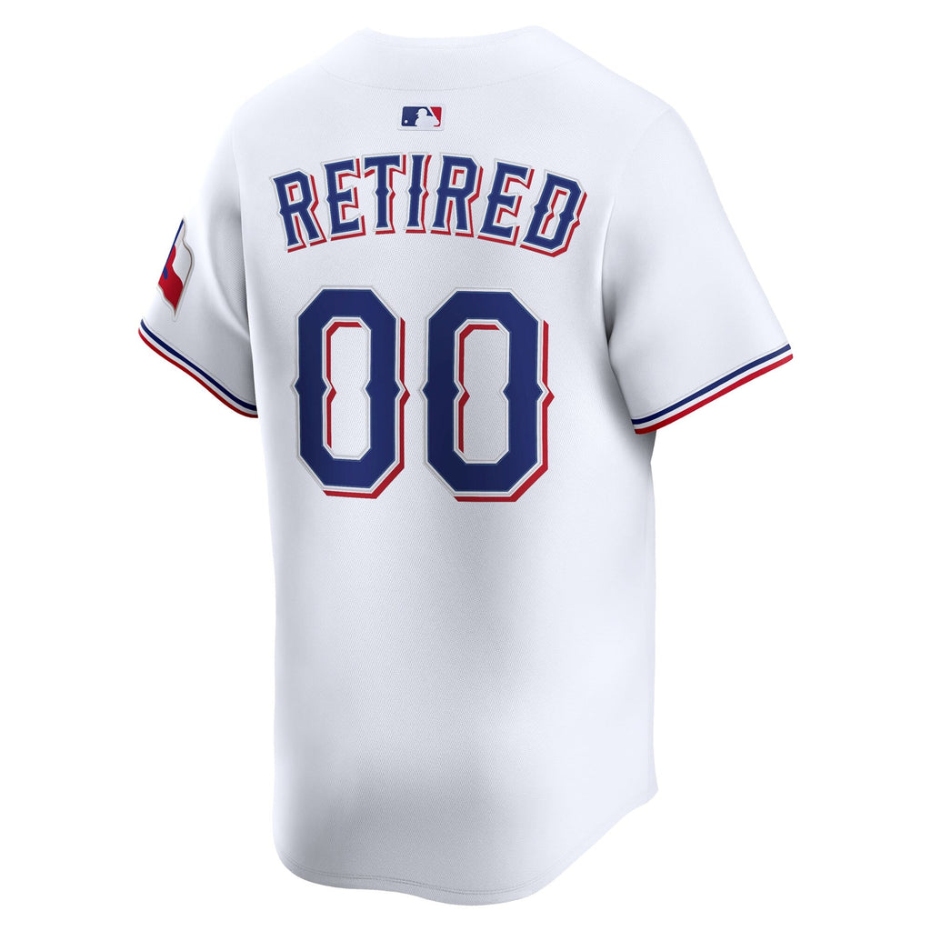Texas Rangers White Home Limited Pick-A-Player Retired Roster Baseball Jersey