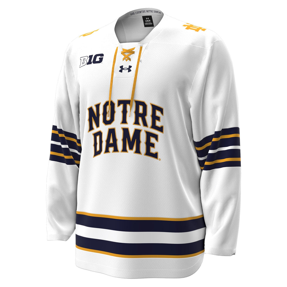 Notre Dame Fighting Irish Home Replica Hockey Jersey - White