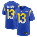 Los Angeles Rams Kurt Warner Royal Game Retired Player Football Jersey