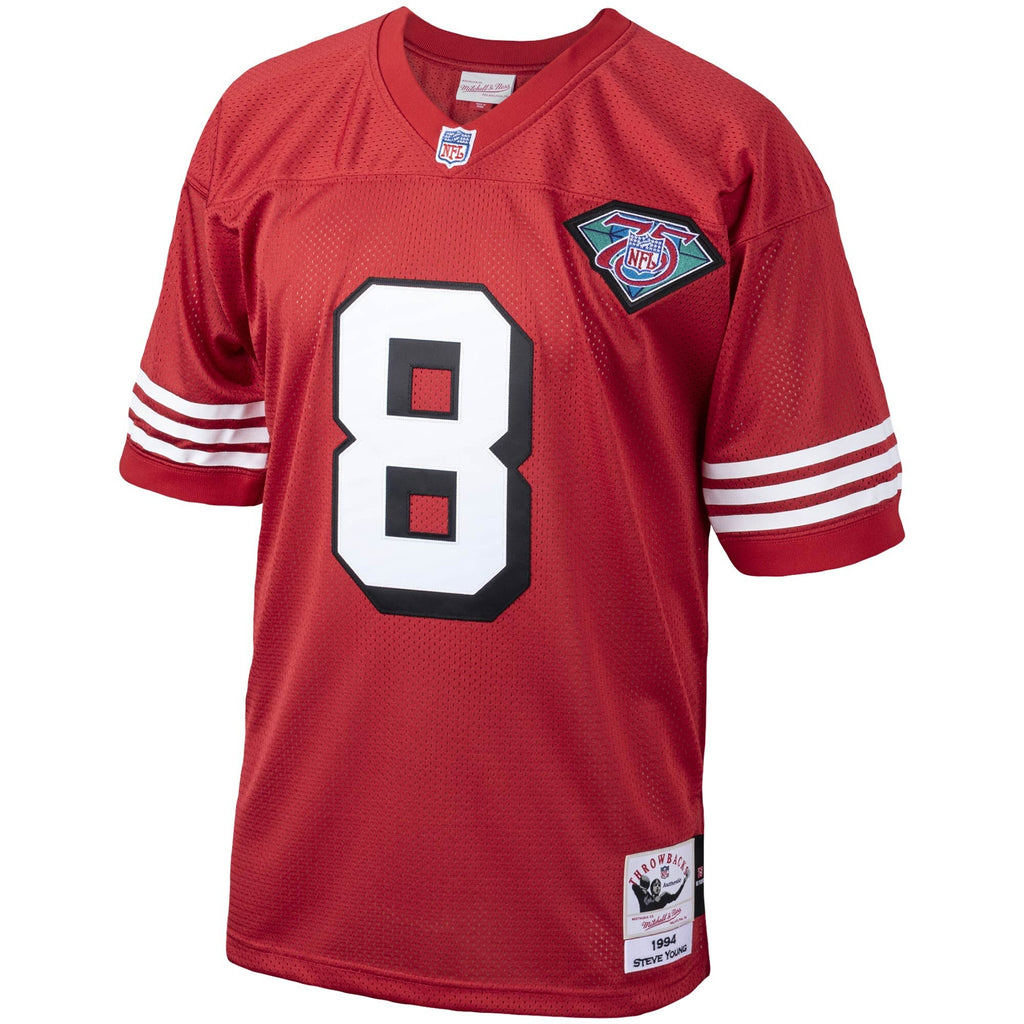 San Francisco 49ers 1994 Steve Young Scarlet Throwback Retired Player Football Jersey