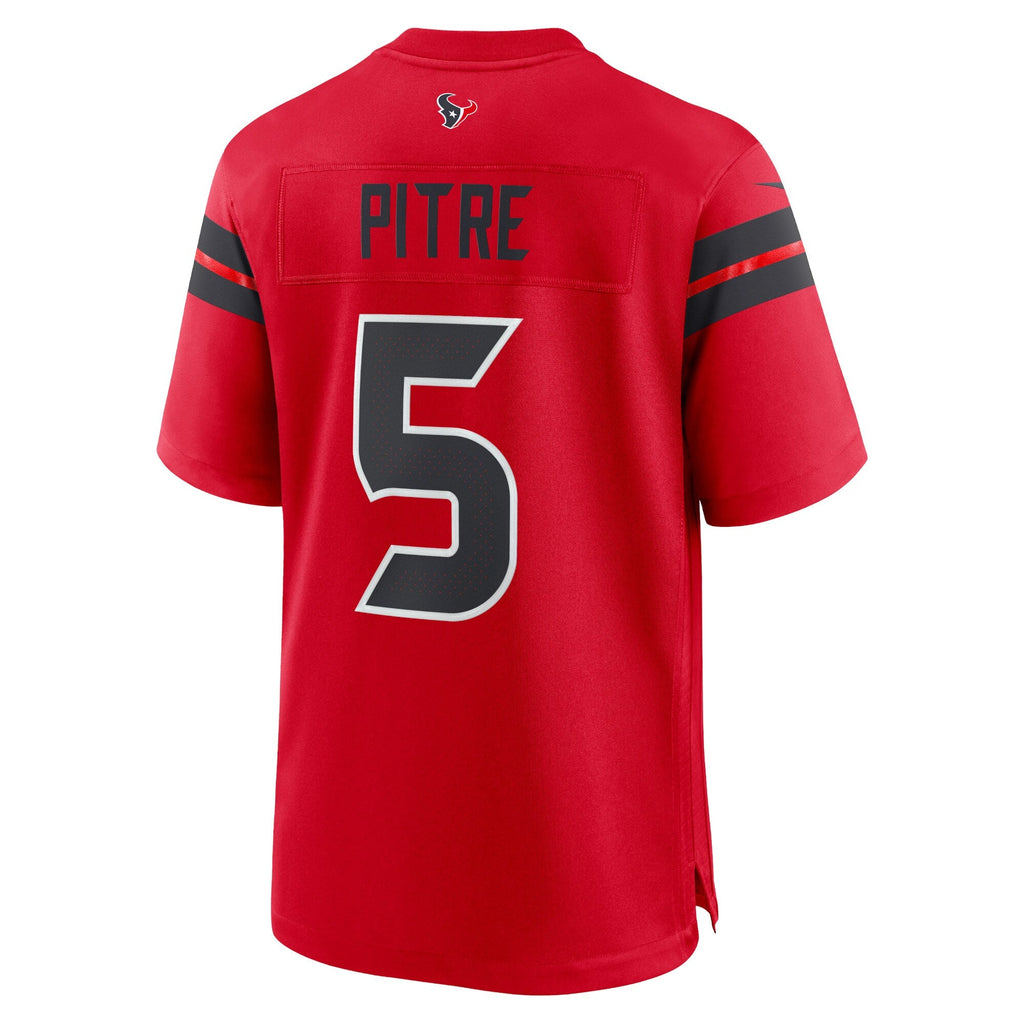Houston Texans Jalen Pitre Red Alternate Game Football Jersey