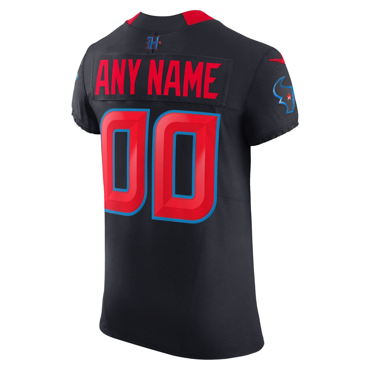 Houston Texans Navy Alternate Vapor F.U.S.E. Elite Custom Football Jersey