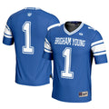 #1 Royal BYU Cougars Football Jersey