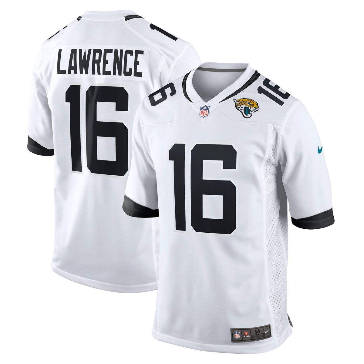 Jacksonville Jaguars Trevor Lawrence White Game Football Jersey