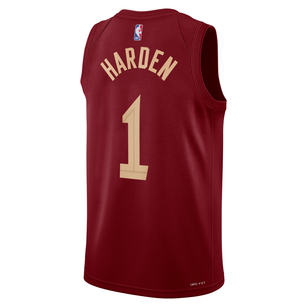 Cleveland Cavaliers Icon Edition Swingman Jersey - Wine - James Harden